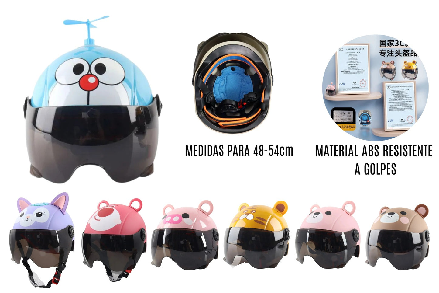 CASCO PROTECTOR ABS PARA NIÑOS