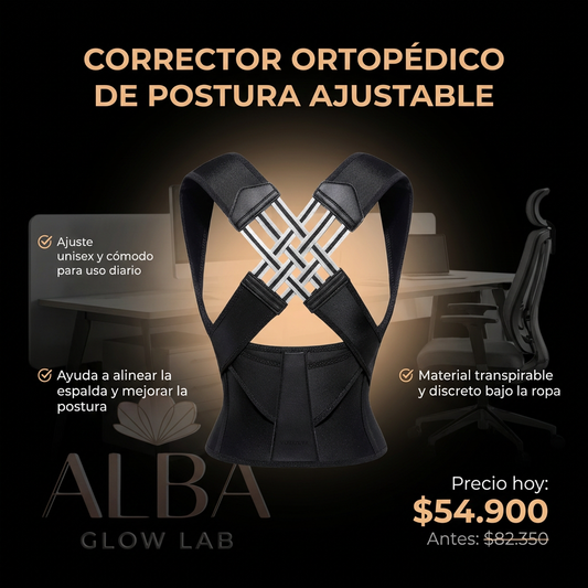 CORRECTOR ORTOPÉDICO DE POSTURA AJUSTABLE
