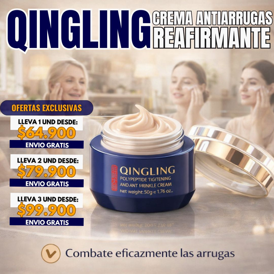 CREMA REAFIRMANTE ANTI-EDAD | QINGLING®